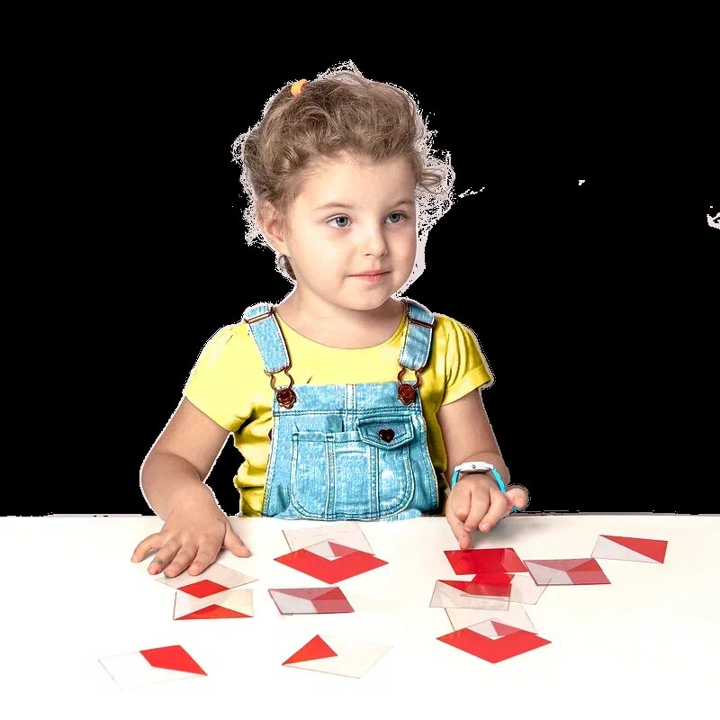 Развивающая игра "Прозрачный квадрат" или Нетающие льдинки