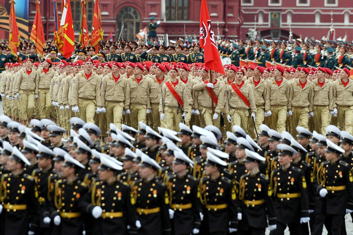 Парад победы в картинках