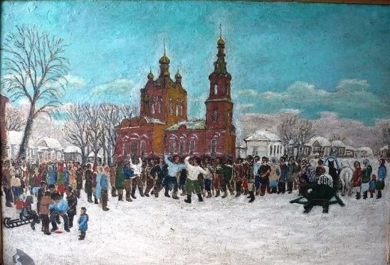 Кулачки в Алкужи Борках Худ. А. П. Мельхов (репродукция опубликована в газете "Согласие")