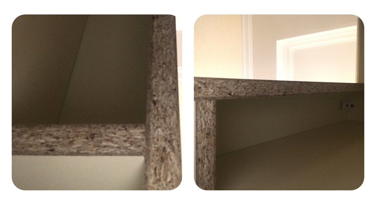 Всё, что не видно глазу, как правило не закрыто. Хотя ГОСТ 30255-95 запрещал открытую кромку.