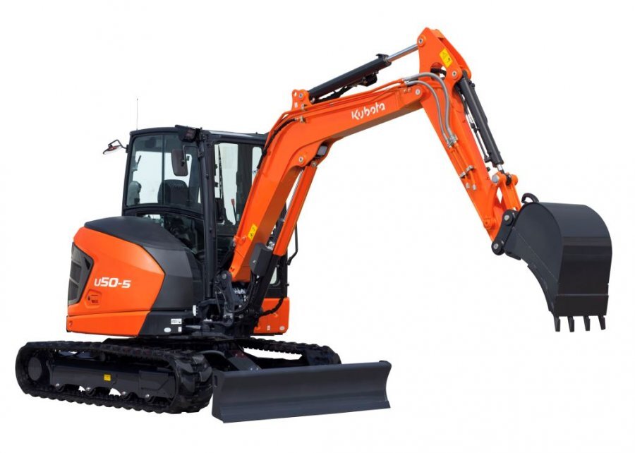 Kubota дополнил линейку 5-тонных машин новым экскаватором