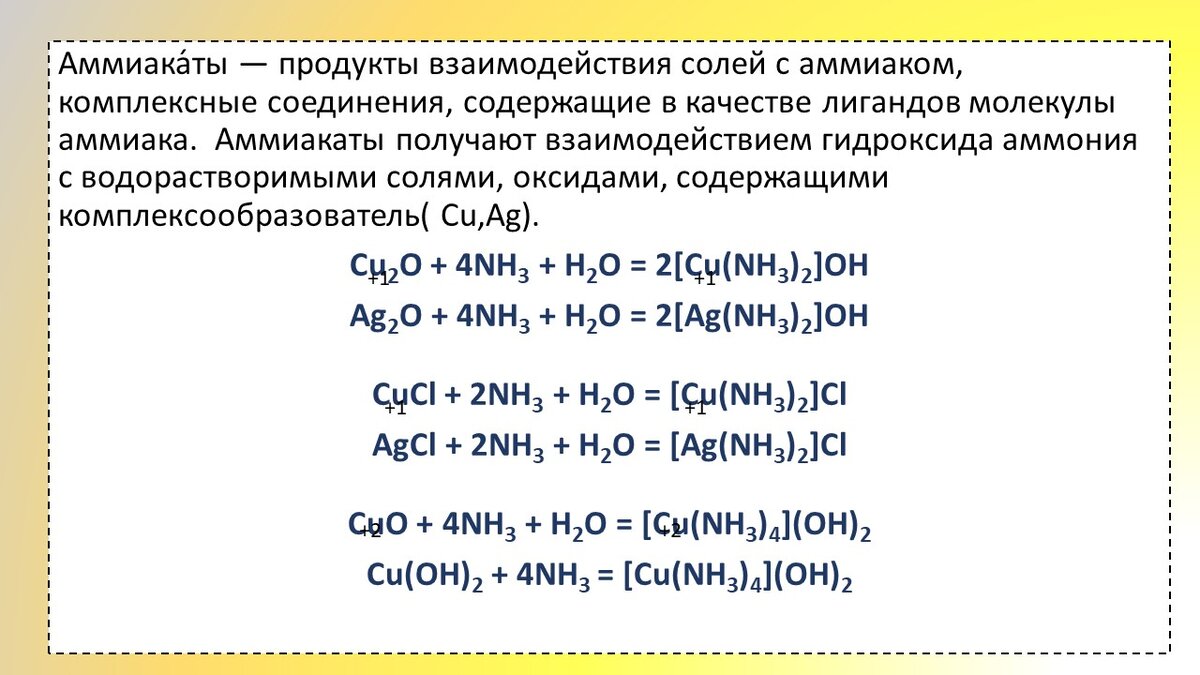 Реакции соединения перечень