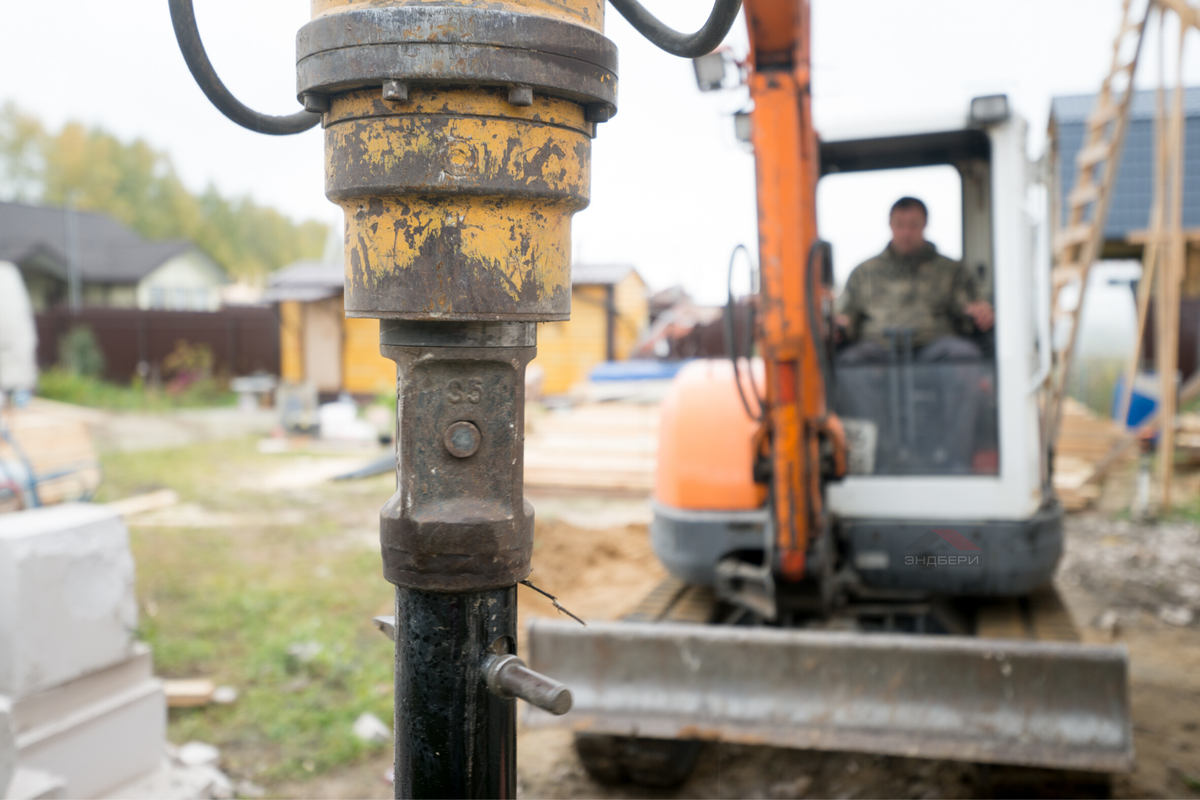 Свайно-винтовой фундамент от компании Эндбери