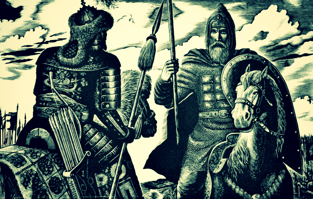 Рисунок битва на куликовом поле