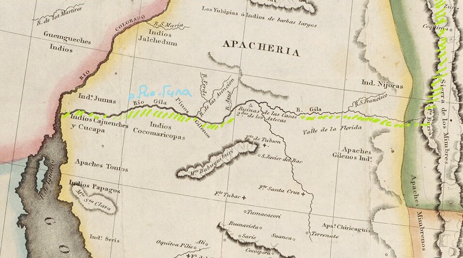 Южная граница ЮРА