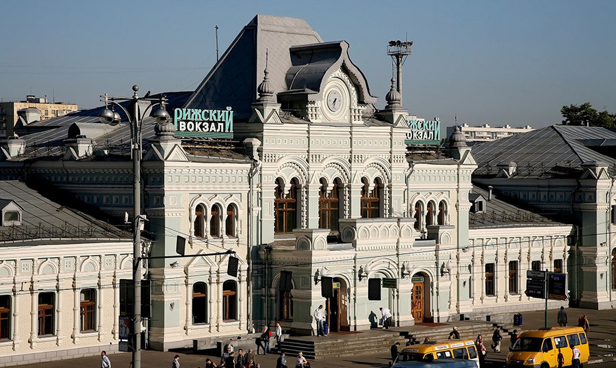 Рижский вокзал в москве