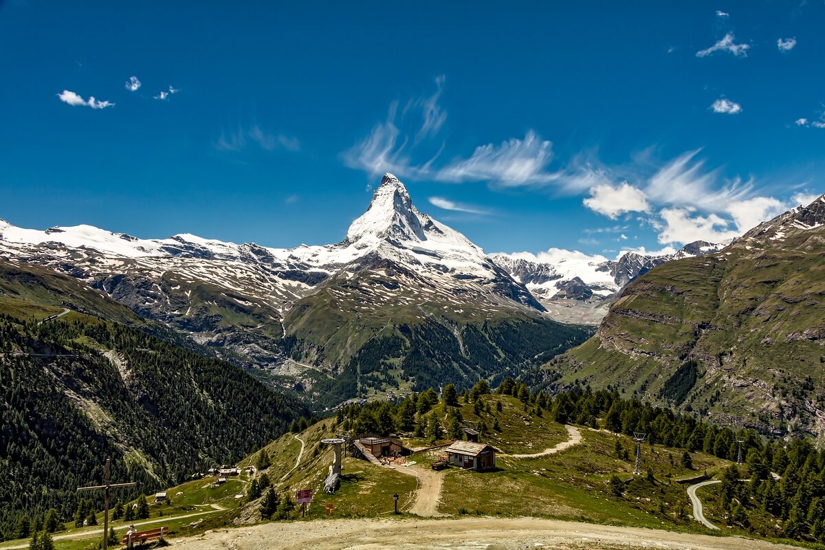 Matterhorn гора в Швейцарии