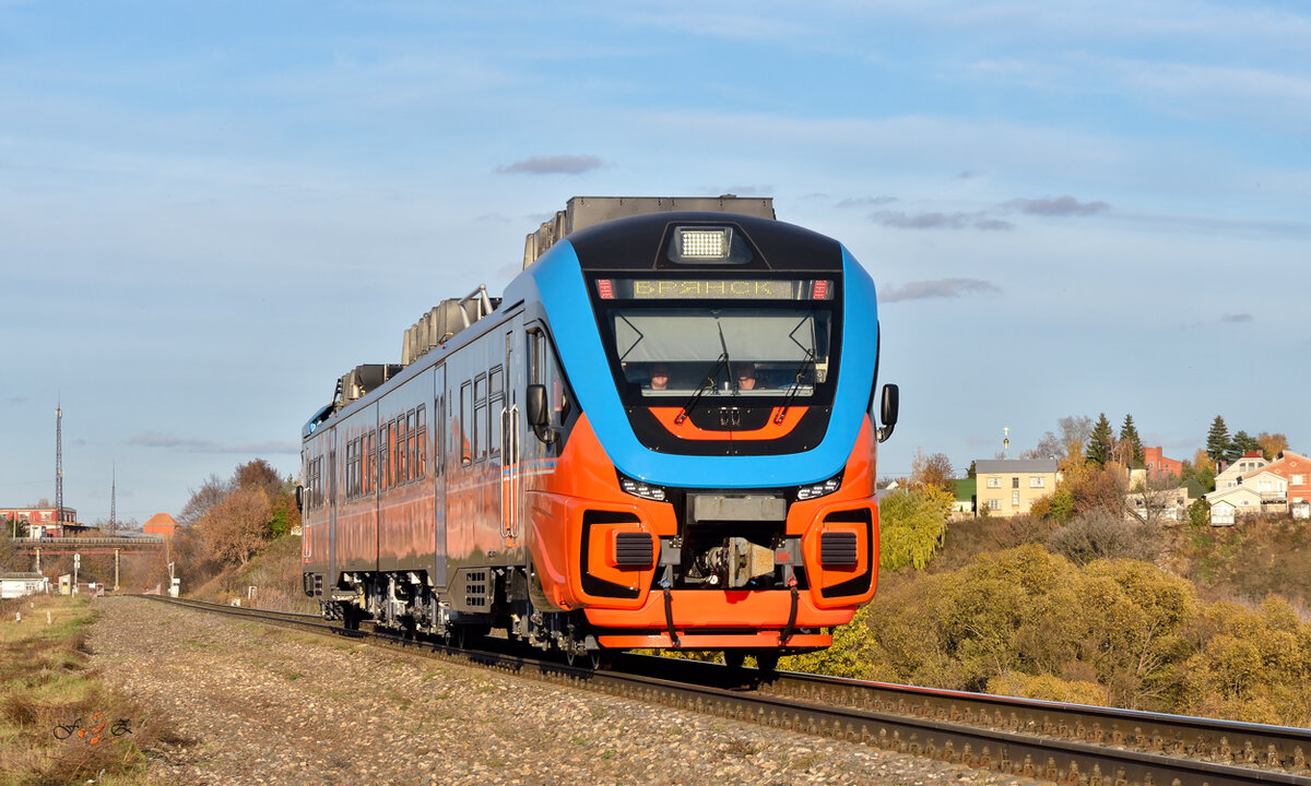 Рельсовый автобус РА3 от "Метровагонмаша". Фото из галереи trainpix.org