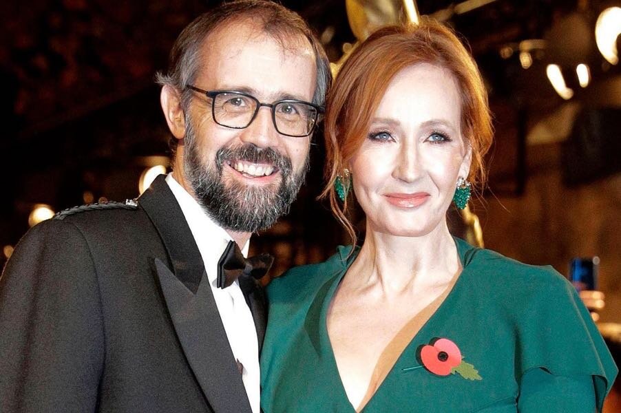 Джоан Роулинг со вторым мужем Нилом МюрреемФото: GEOFFROY VAN DER HASSELT