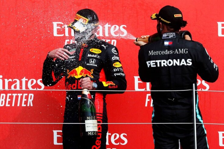 Макс Ферстаппен и Льюис Хэмилтон