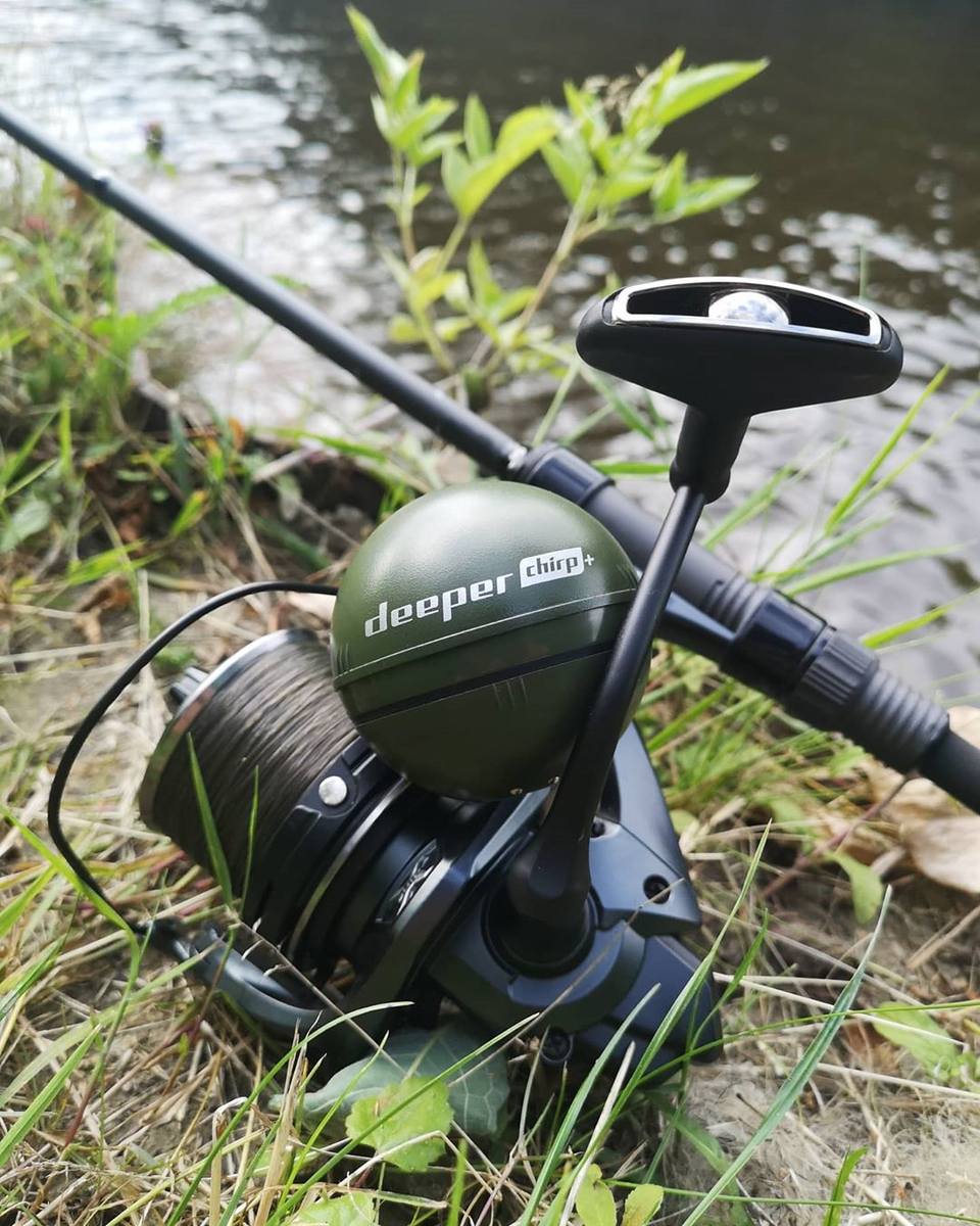 Спиннинг и эхолот Deeper CHirp+ 