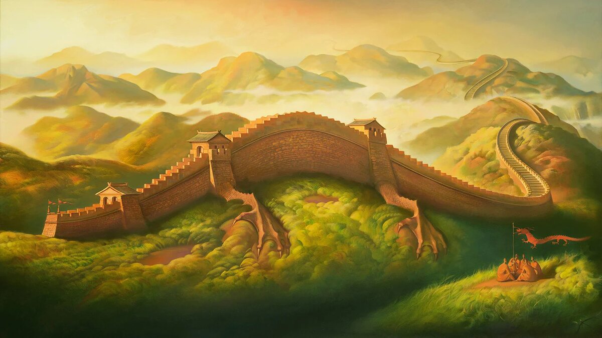 Владимир Куш (Vladimir Kush) Дракон-защитник https://vladimirkush.com/ 