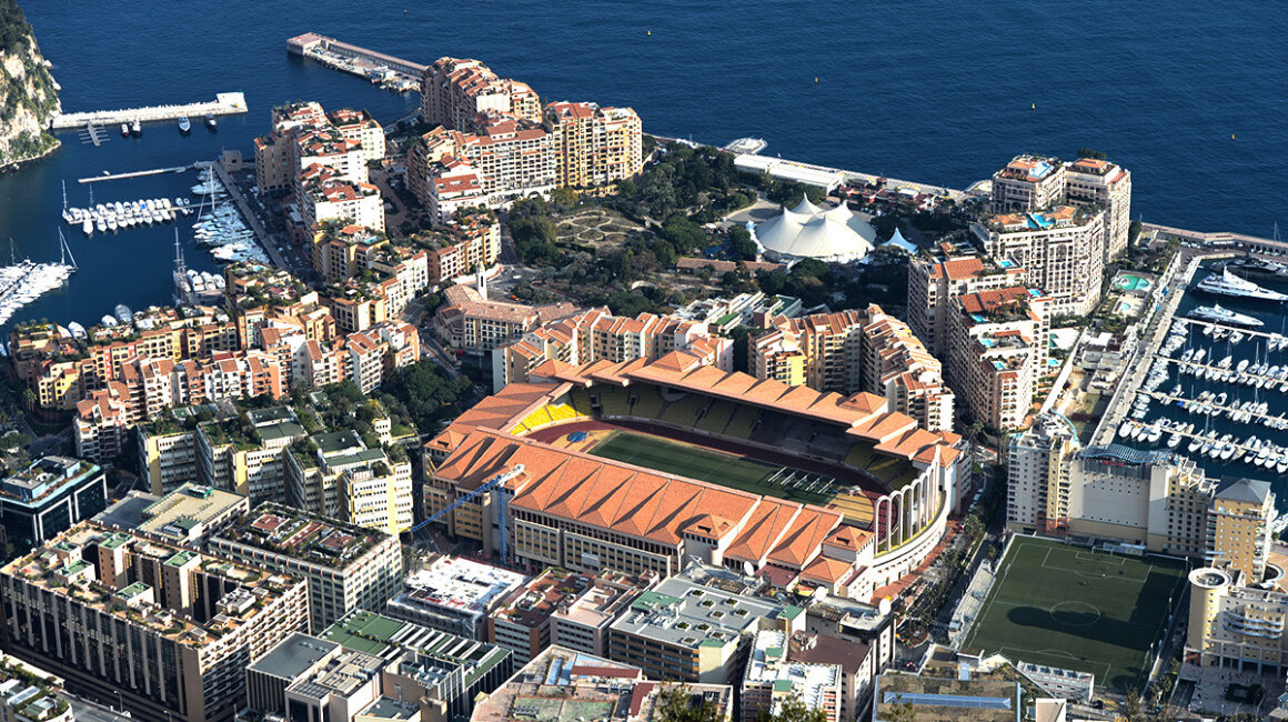 Вид на стадион "Луи II". Фото: asmonaco.com