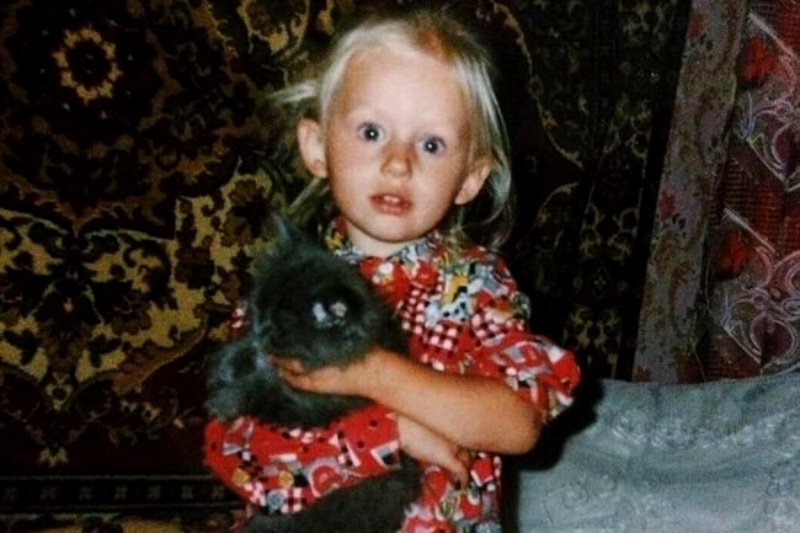 Саша Бортич в детстве