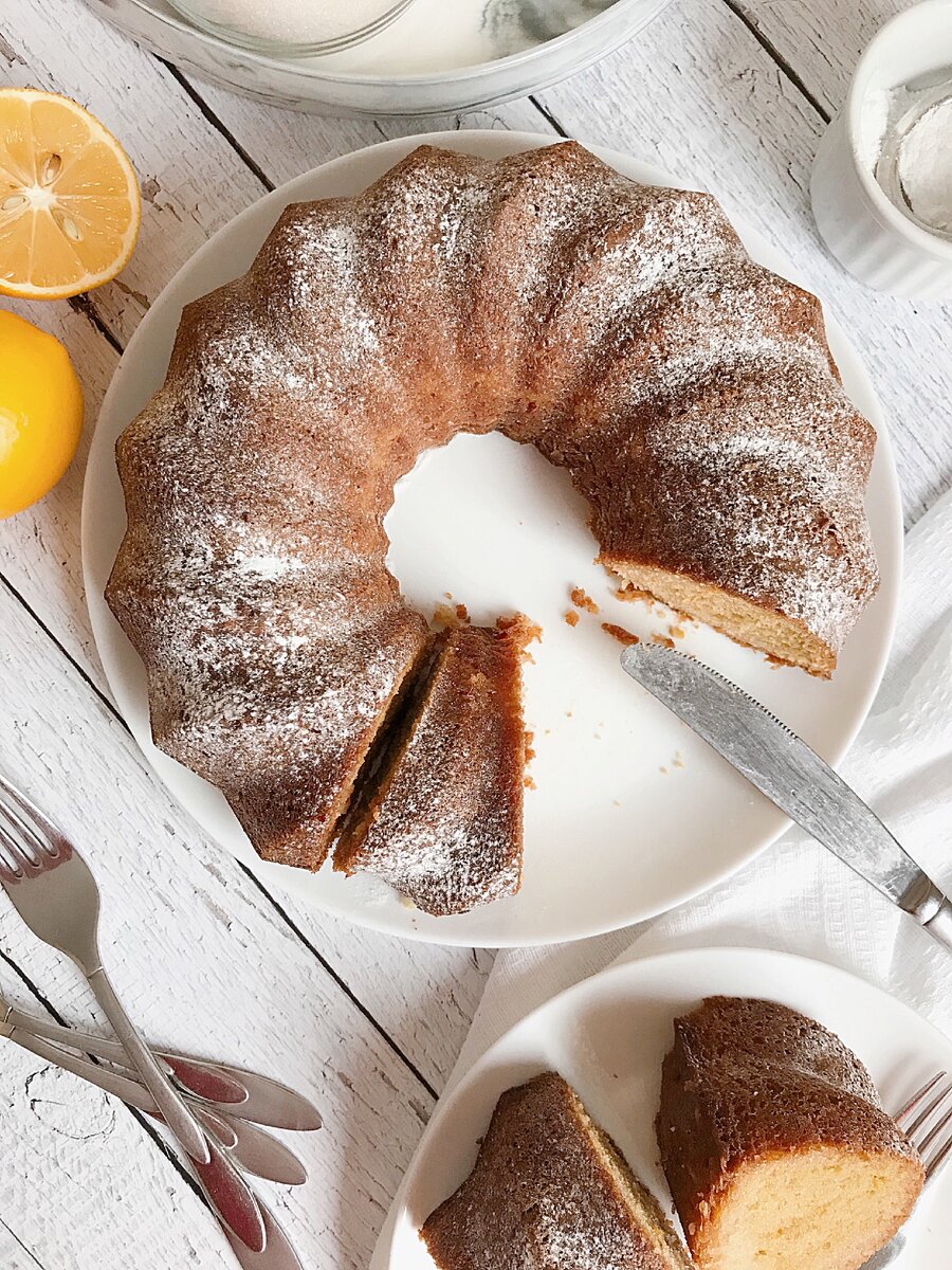 Лимонный кекс