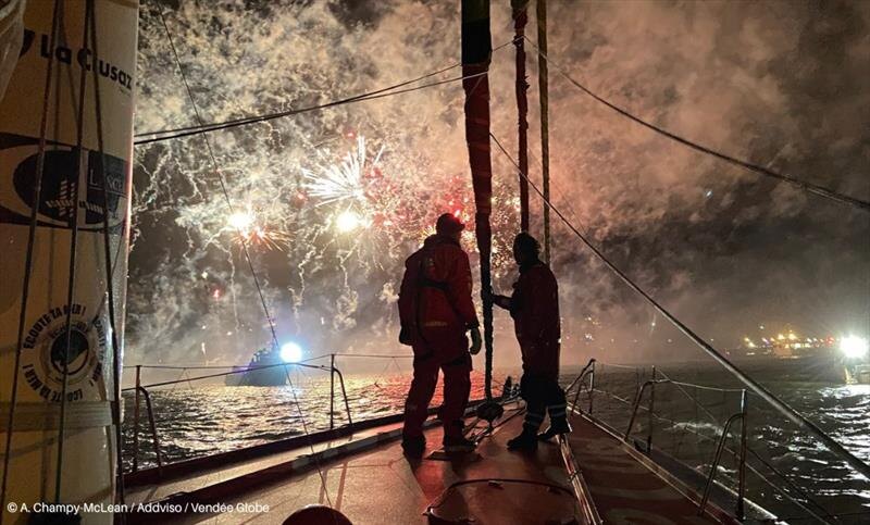 Янник Беставен на Maître Coq выигрывает Vendée Globe 2020/21. Фото © A. Champy-McLean / Addvisio / Vendée Globe.