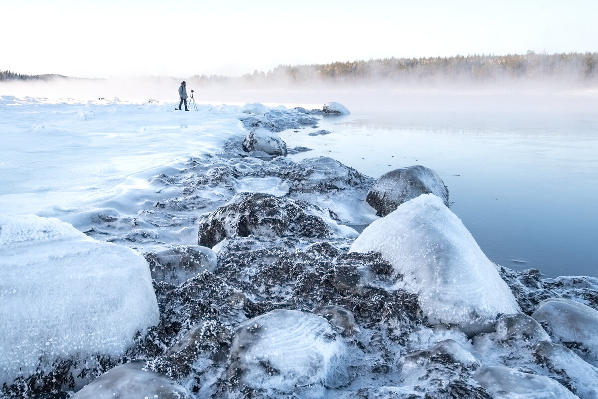 море зимой, замерзшее белое море, белое море зимой замерзает, белое море зимой