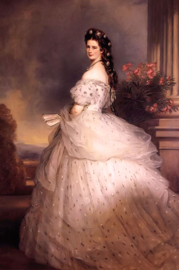 Елизавета Австрийская. худ. Франц Винтерхальтер. 1865 г. Источник: wikicommons.