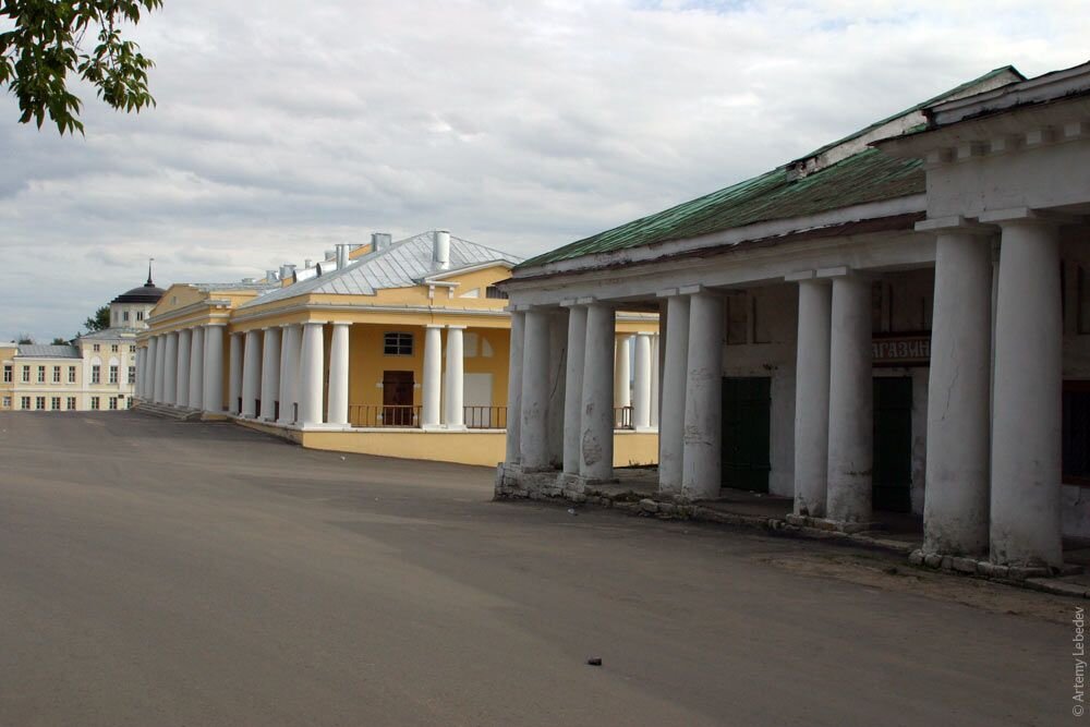 Торговые ряды на Соборной площади