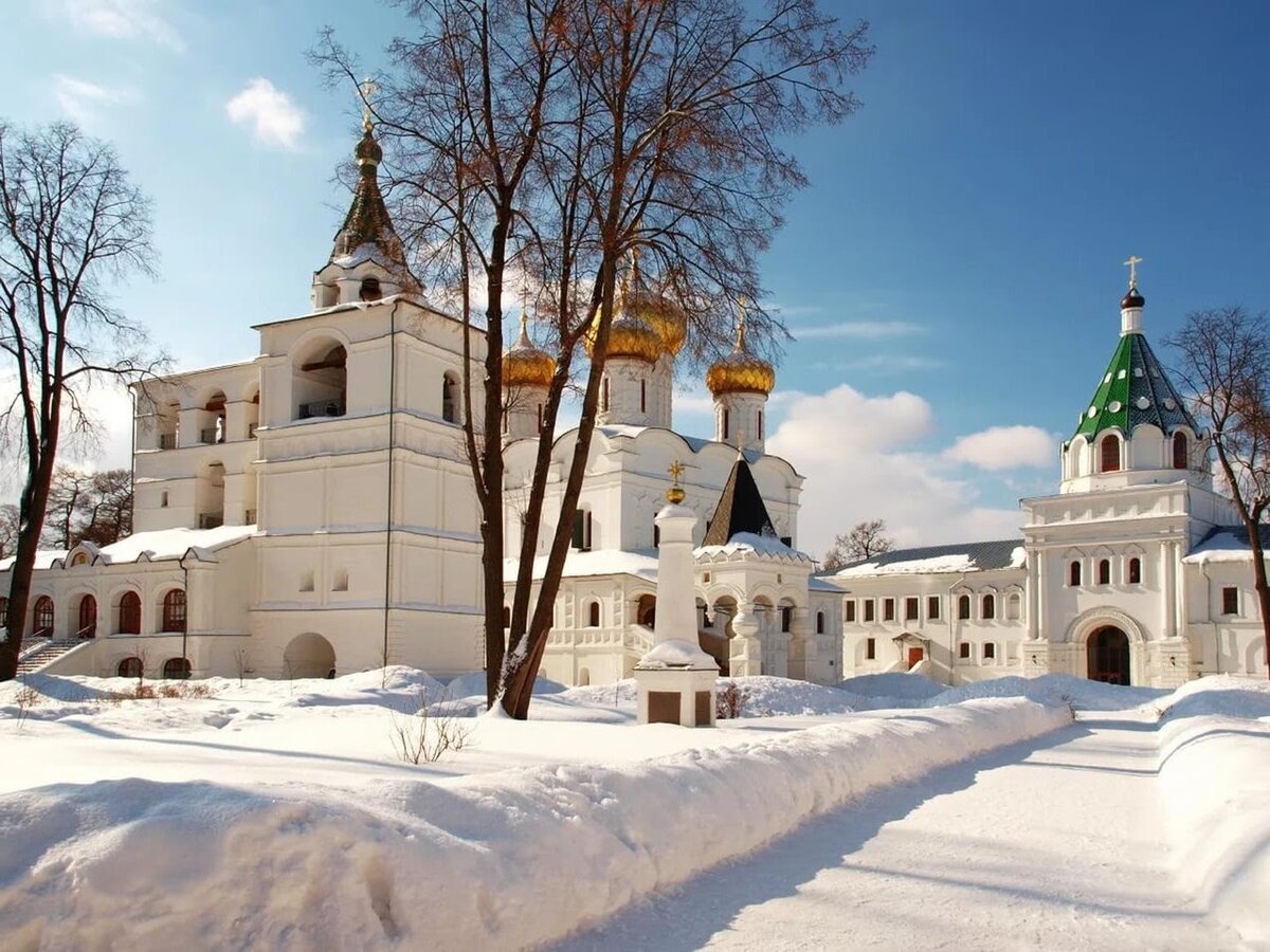 Кострома зимой не менее прекрасна, чем летом. Ипатьевский монастырь