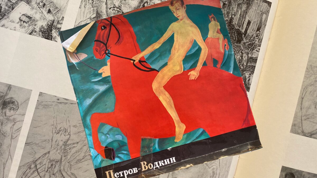 Фото книги "Петров-Водкин", издание 1966 года