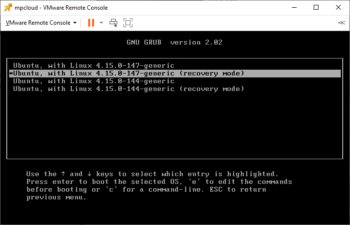 Режим восстановления ubuntu. Загрузка grub ubuntu. Grub ubuntu меню emergency mode. Режим восстановления на sles 11. Recovery menu ubuntu.