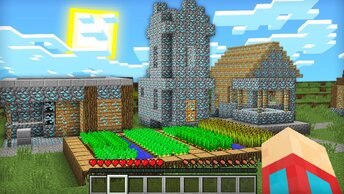 ПОЧЕМУ НАША ДЕРЕВНЯ СТАЛА АЛМАЗНОЙ В МАЙНКРАФТ 100% ТРОЛЛИНГ ЛОВУШКА MINECRAFT КОМПОТ