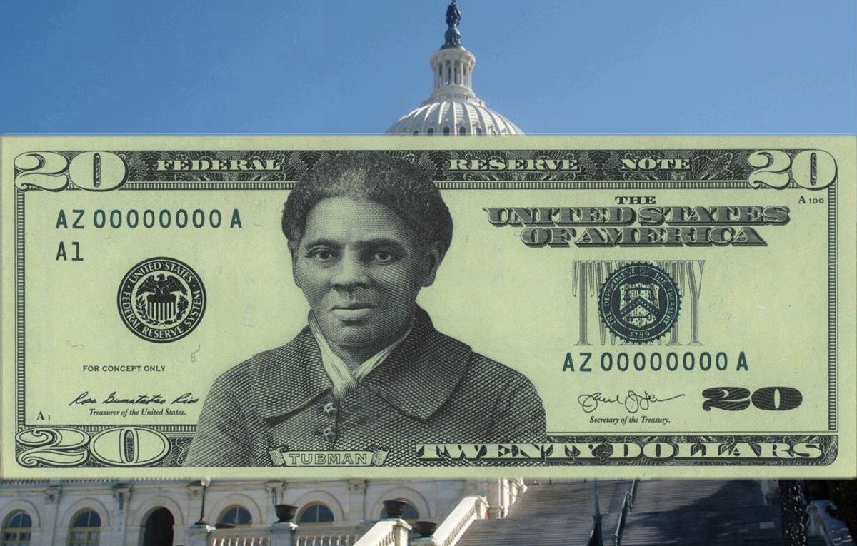 Новый дизайн 20-ти долларов с подачи Джо Байдена. Он, демократ, убрал портрет основателя демократической партии -- вот она истинная демократия(?).