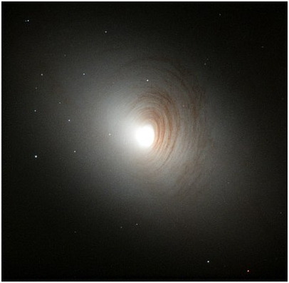 Линзовидная галактика NGC 2787