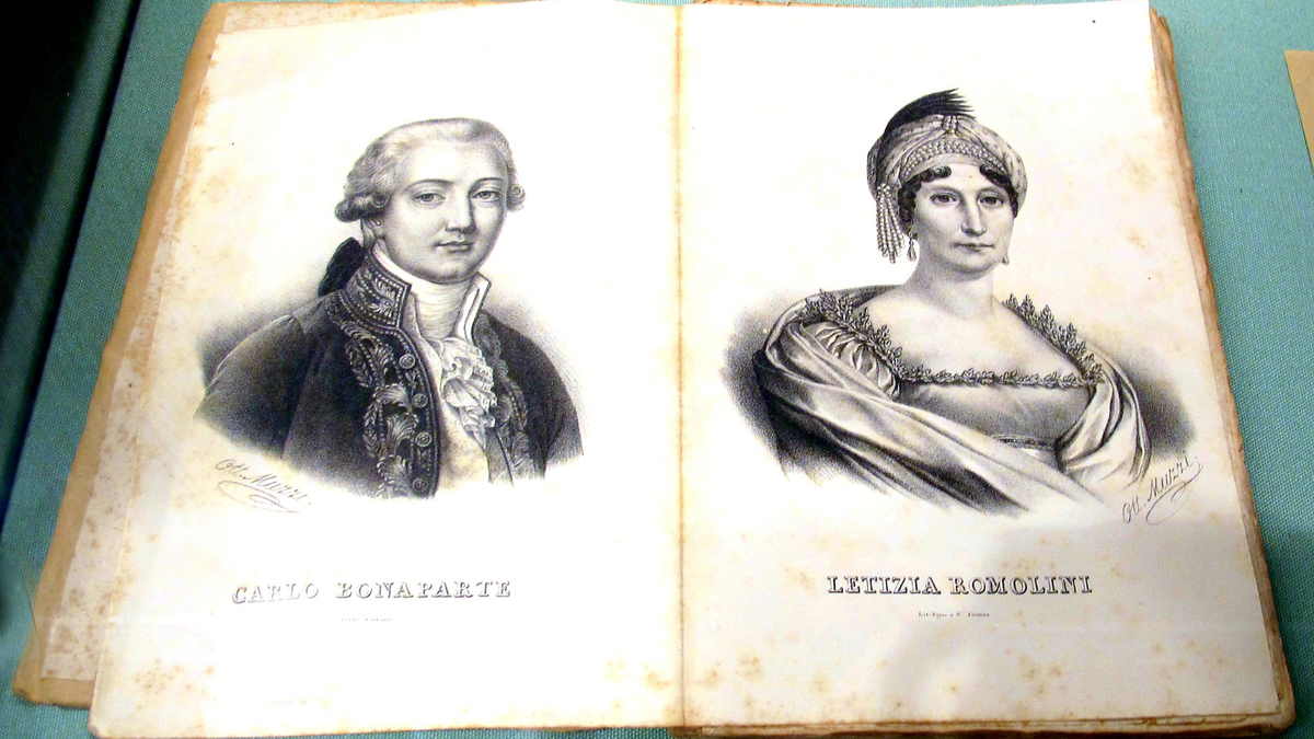 Карло и Мария Летиция. Экспонат Accademia degli Euteleti, Сан-Миниато, Италия