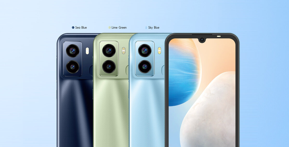 Источник https://www.tecno-mobile.com Яркий дизайн Tecno Pop 6