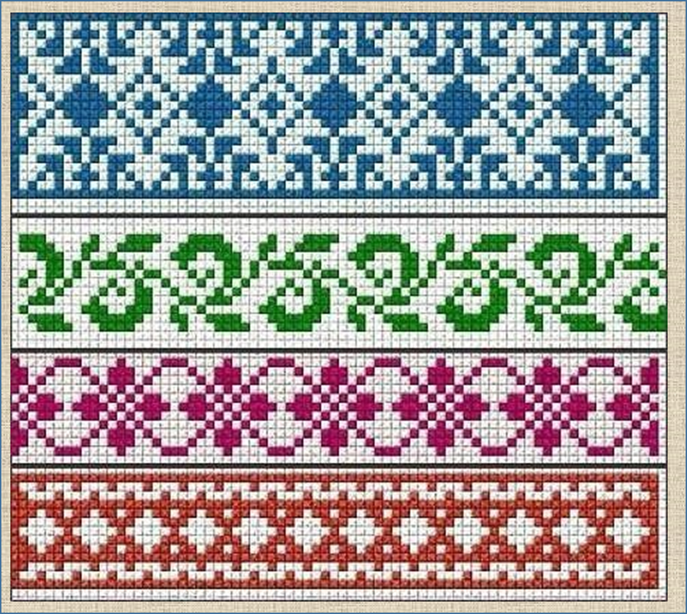 Орнамент бисером. Узоры Фэр-Айл. Жаккард Fair Isle. Жаккардовые узоры. Орнаменты и узоры.