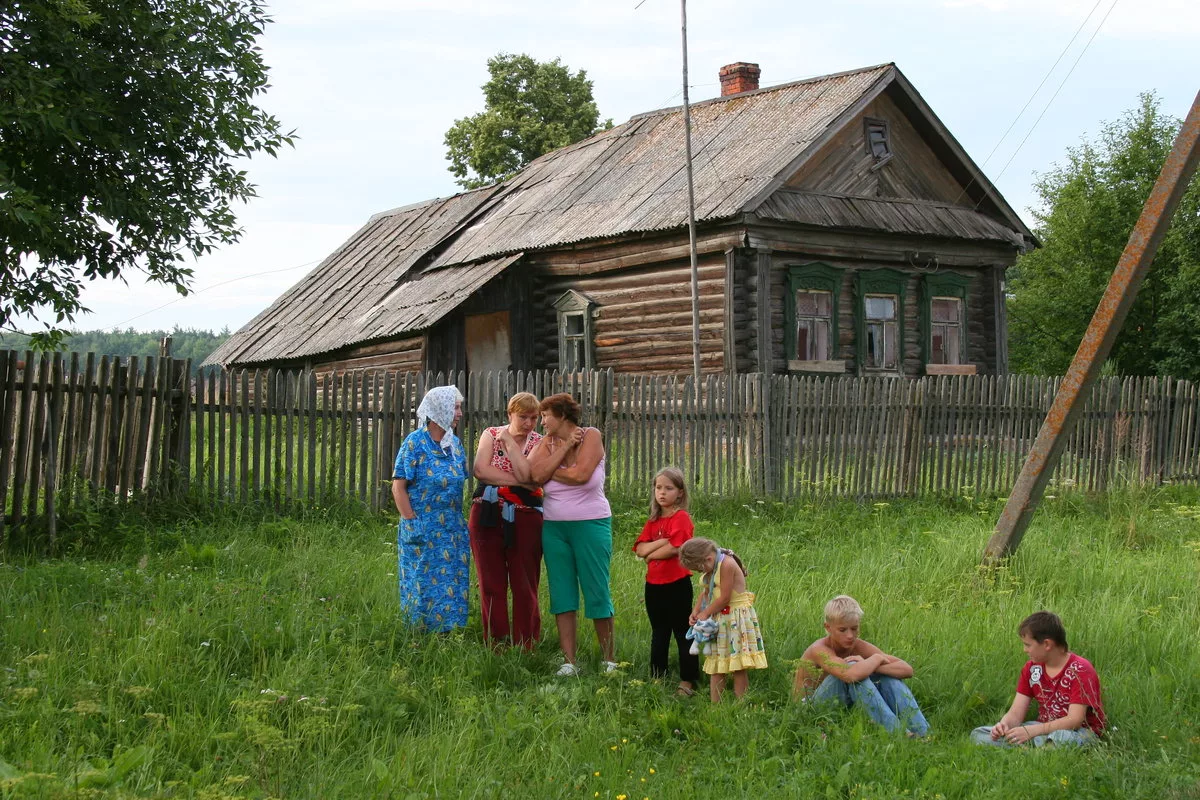 Картинка хорошо в деревне