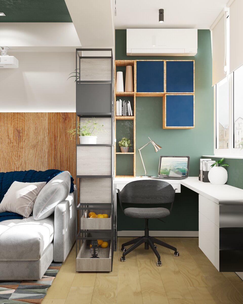 Дизайн-проекты рабочих мест дома от наших дизайнеров