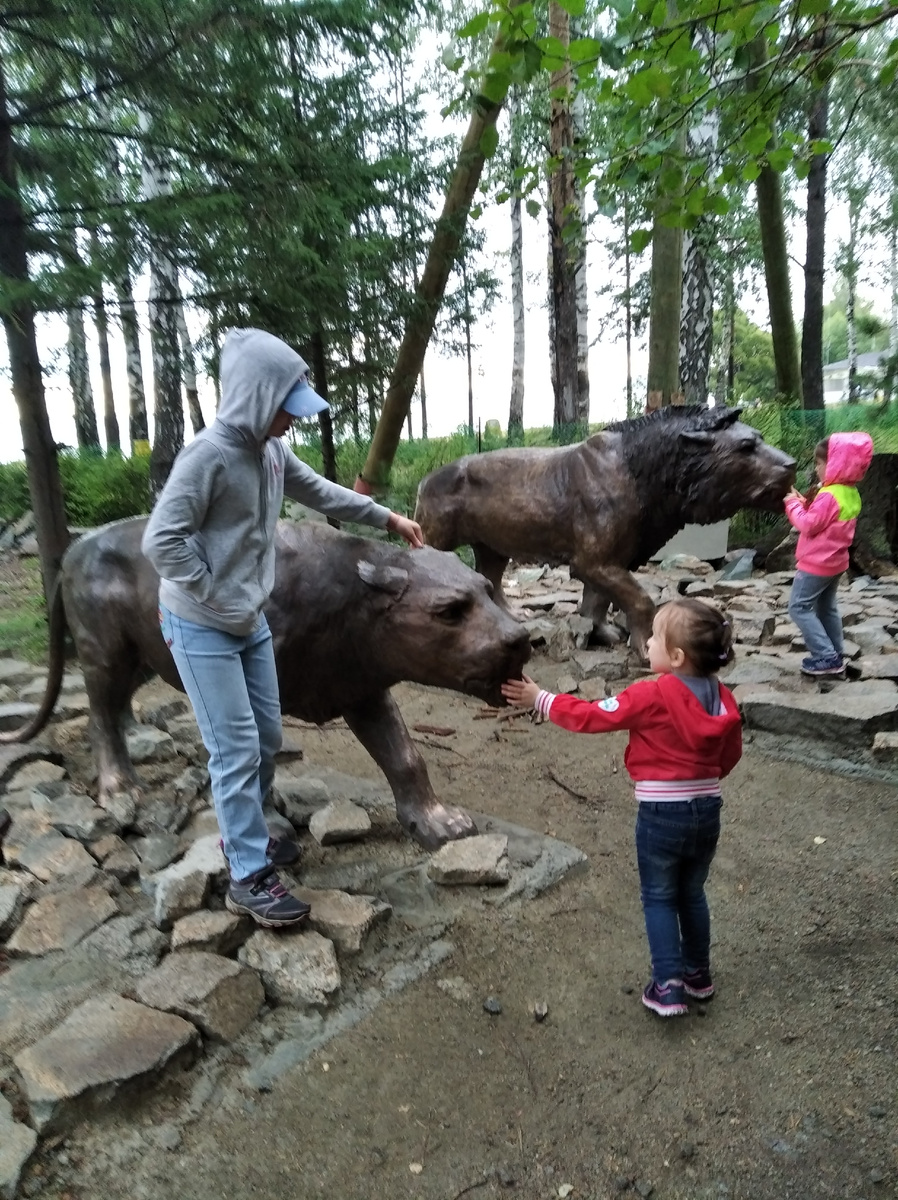 Лев и Львица девчонкам понравились