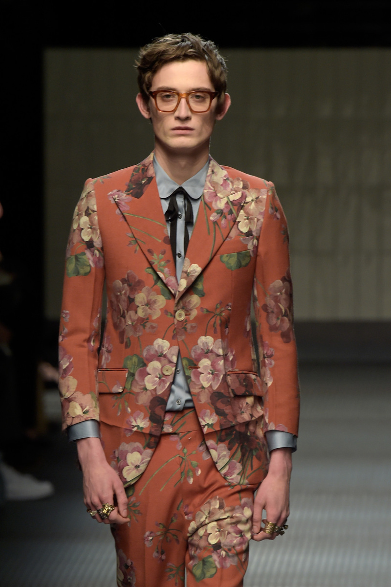    Gucci, коллекция осень-зима 2015 Фото: Pietro D'Aprano/Getty Images