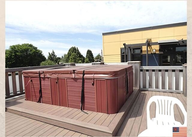 Джакузи на крыше. 