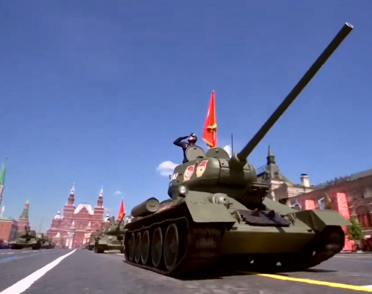 Легендарный танк Победы Т-34.