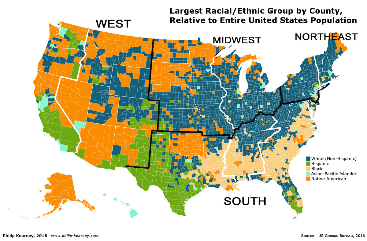 Где в Америке живут белые, а где чернокожие | Made in USA | Дзен