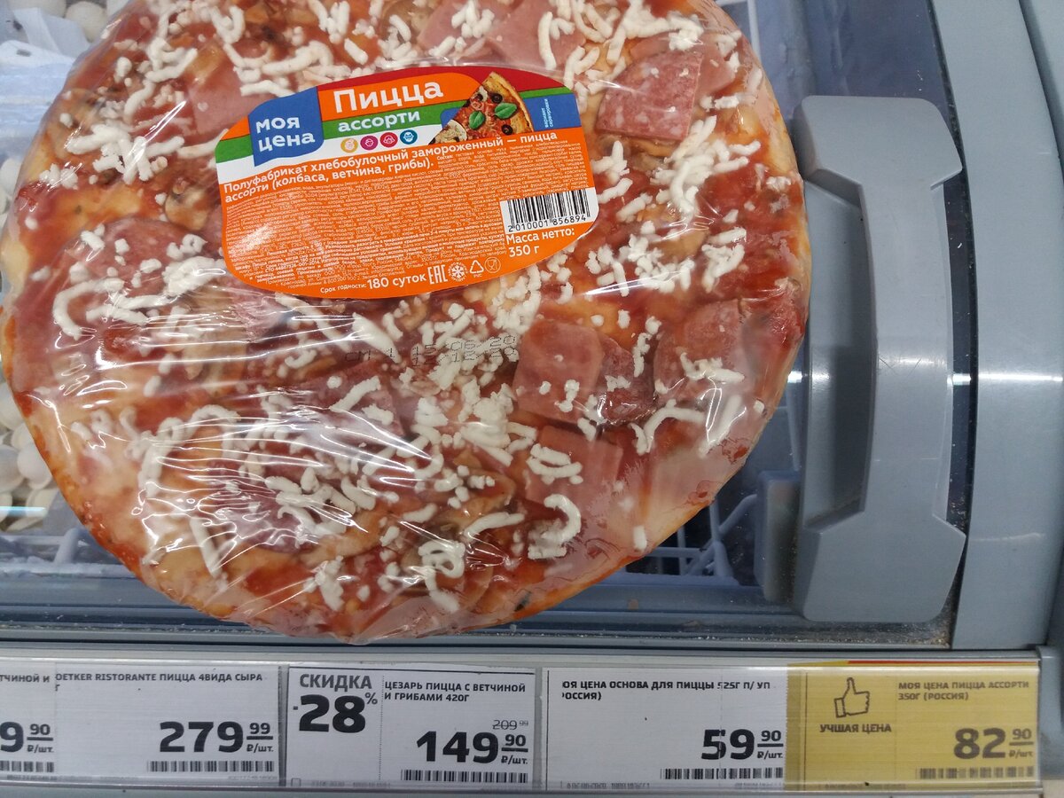 Магазинные готовые пиццы