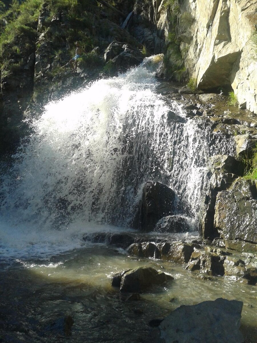 Камышинский водопады горный алтай фото Горный Алтай. На Камышлинский водопад, через Царскую охоту. Сергей с Севера Дзен