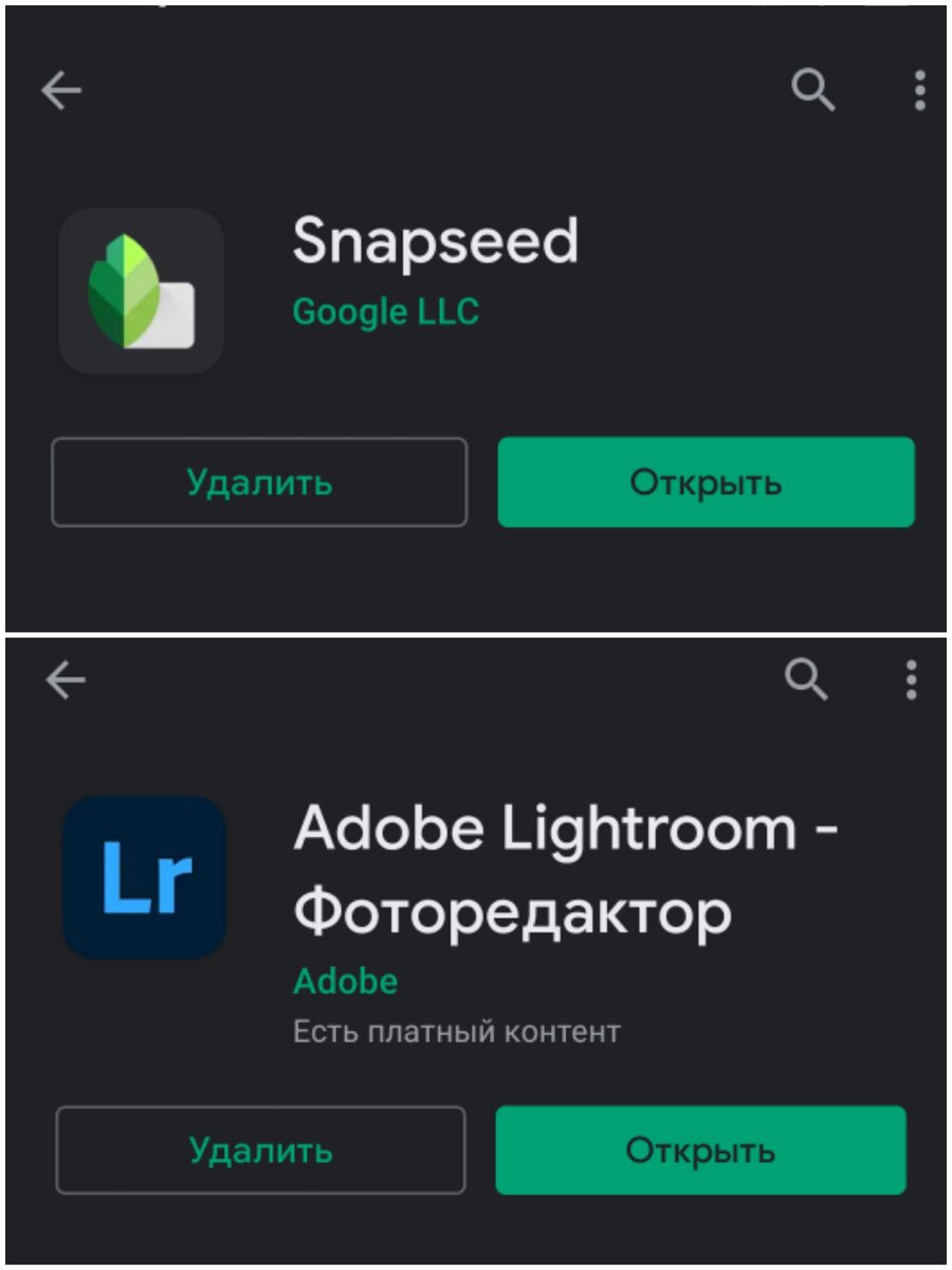 Snapseed и Lightroom. Сравнение мобильных фоторедакторов | Фото - это  легко! | Дзен