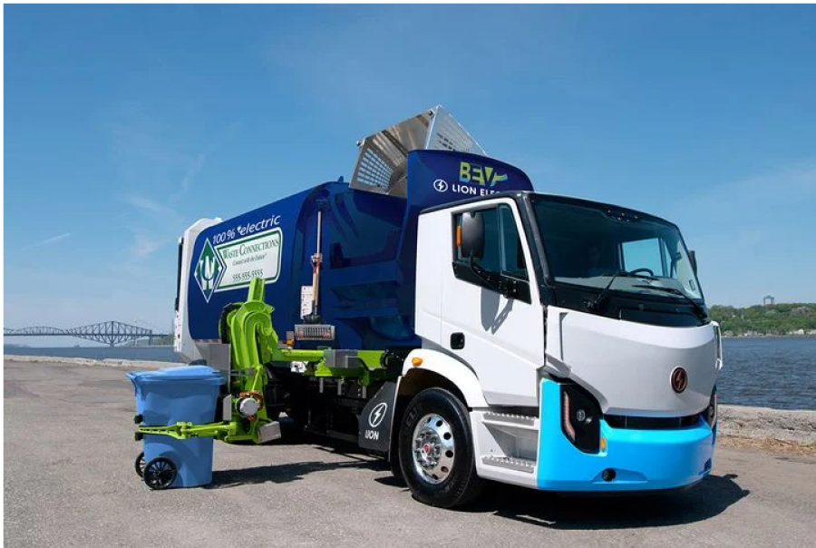 Lion Electric и Boivin Evolution запустили в продажу новый электрический мусоровоз