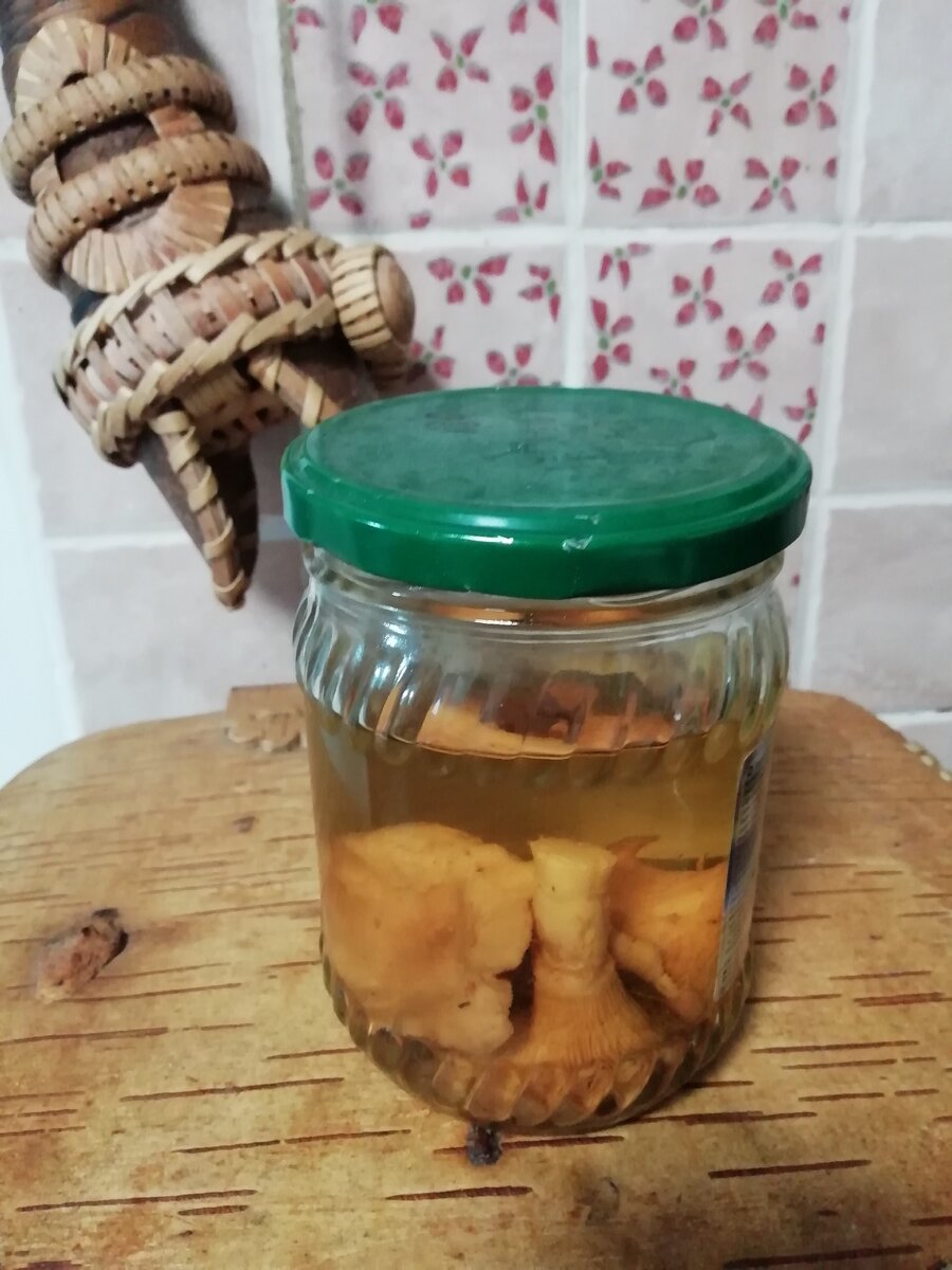 Моя настойка из лисичек