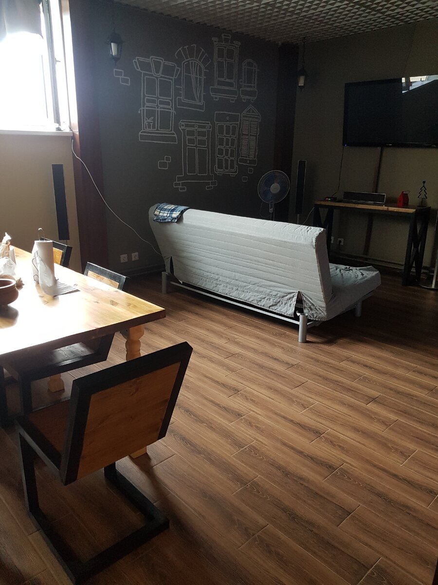 общая зона в хостеле Hotel LOFT Ptz