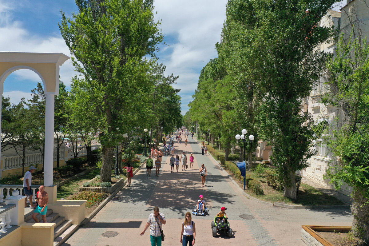 Набережная в евпатории