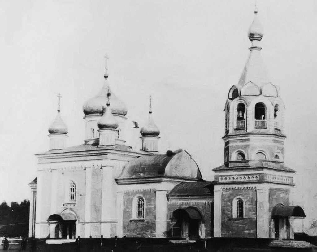 Скорбященская церковь 1877- 1933. Сейчас на этом месте располагается городской парк.