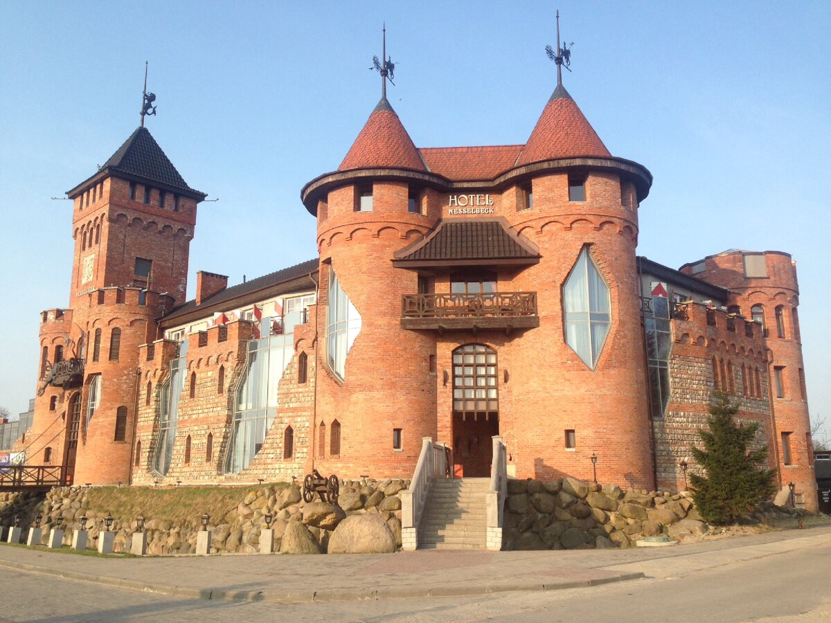 Замок Нессельбек зимой