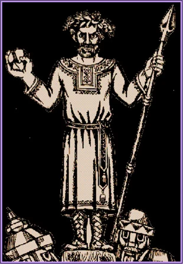 Бог Барма — Глас Рода, оглашающий волю Создателя. Передающий знания и законы. Ведущий к осознанию Мира. Питающий магию слов, заклинаний и молитв. Создатель мотивации и намерения. Вибрация самой Вселенной. 