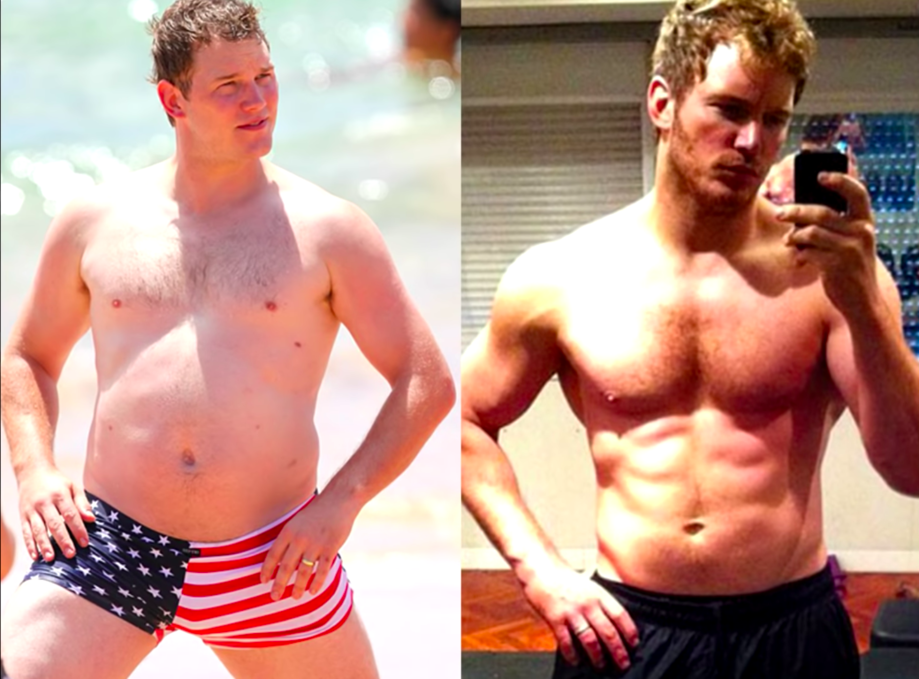 Крис Пратт во время подготовки к съемкам в «Стражах Галактики»